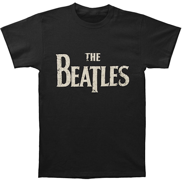The Beatles Unisex Adult Drop T Logo T-Shirt S Svart Black S