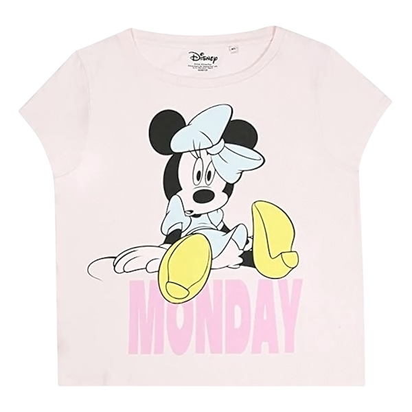 Disney Dam/Damkläder Måndag Minnie Mouse Lång Pyjamas Set XL Cre Cream/Black/White XL