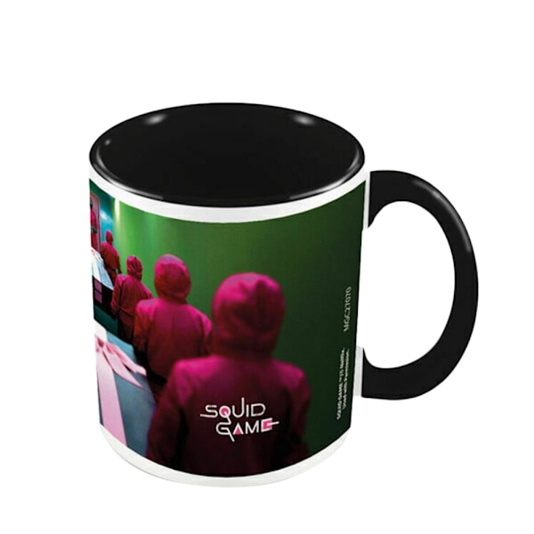 Squid Game Coffin Workers Mug En Storlek Rosa/Vit/Svart Pink/White/Black One Size