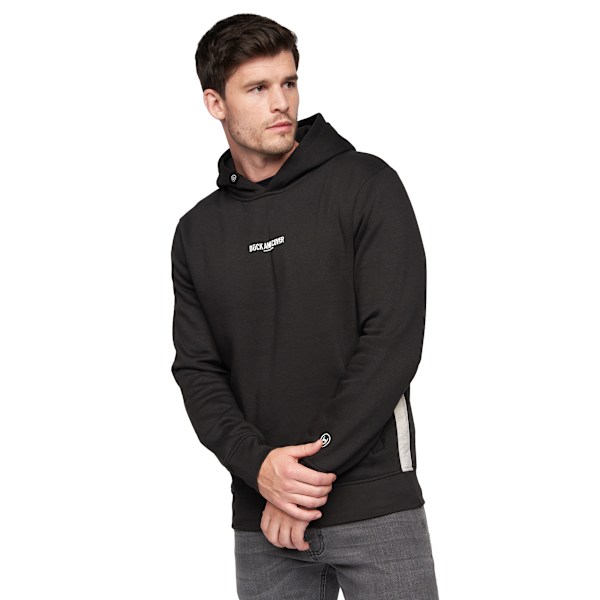 Duck and Cover Mens Gathport Hoodie L Svart Black L