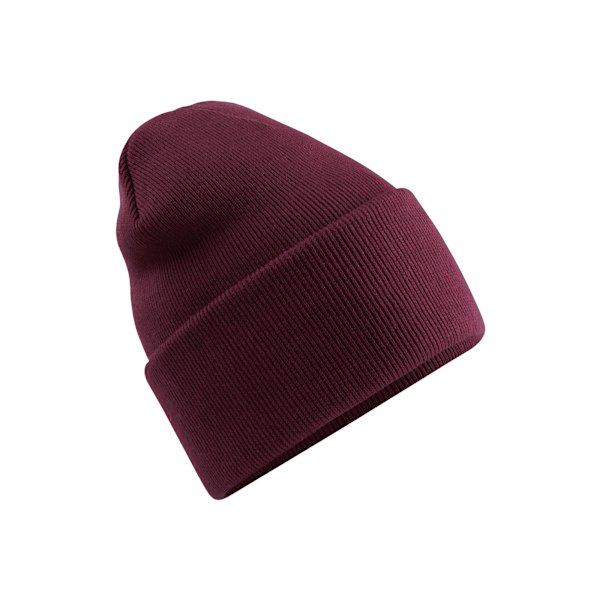 Beechfield Unisex Vuxen Original Deep Cuffed Beanie One Size Bu Burgundy One Size