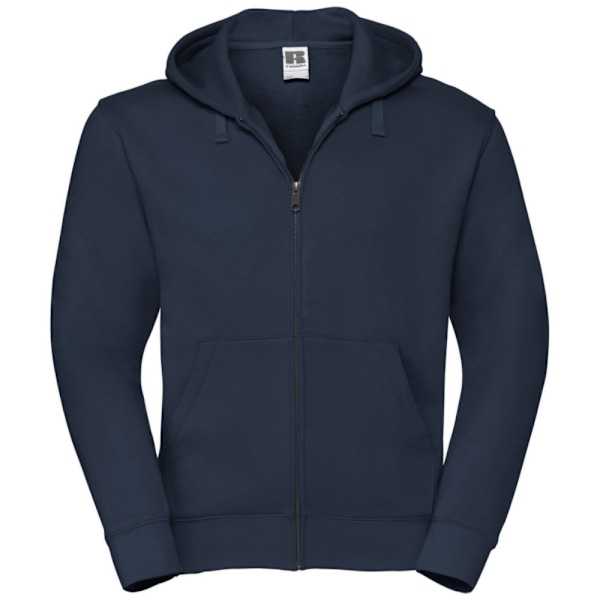 Russell Herr Authentic Full Zip Hooded Sweatshirt / Hoodie XS F French Navy XS