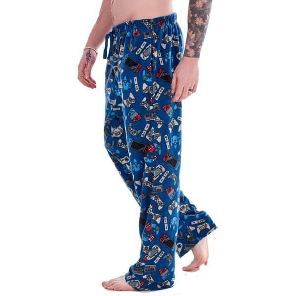 Keanu Pyjamasbyxor för män (2-pack) L Blå/Svart Blue/Black L