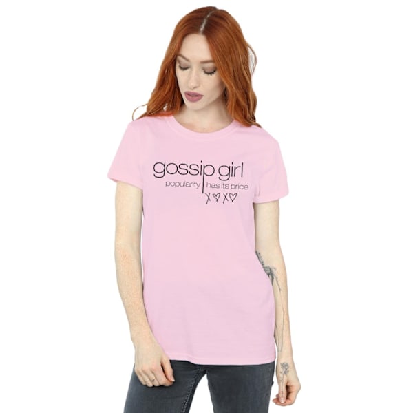 Gossip Girl Dam/Damer Popularitet Har Sitt Pris Bomull Pojkvän Baby Pink XXL