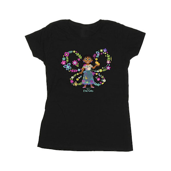 Disney Dam/Kvinnor Encanto Mirabel Fjäril Bomull T-shirt X Black XL