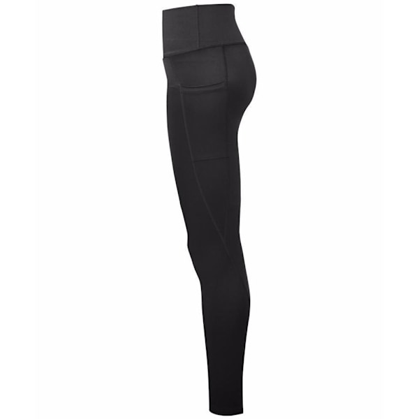 TriDri Dam/Dam High Shine Leggings L Svart Black L