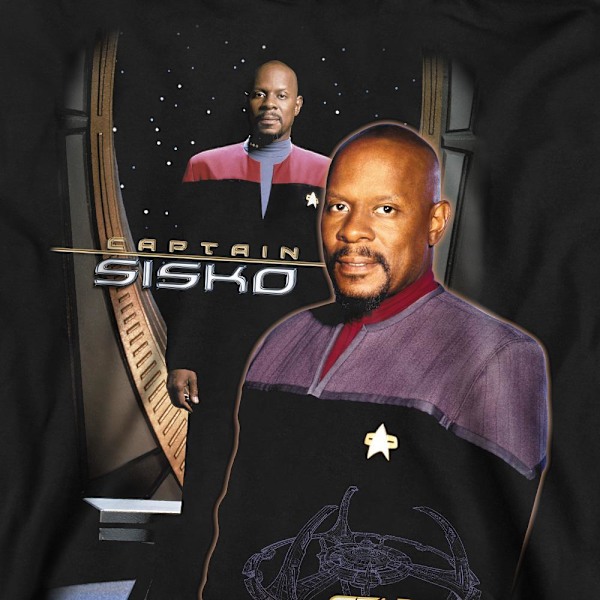 Star Trek Unisex Vuxen Captain Sisko Sweatshirt S Svart Black S