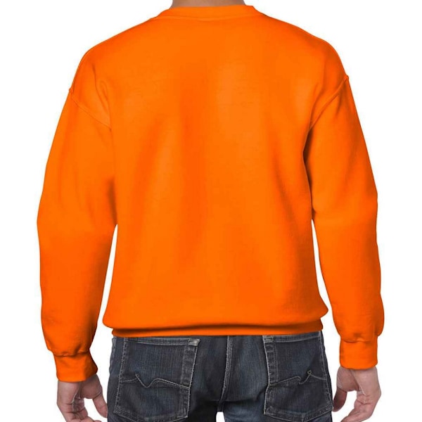 Gildan Herr Heavy Blend Sweatshirt S Säkerhetsorange Safety Orange S