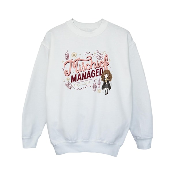 Harry Potter Boys Mischief Managed Hermione Sweatshirt 5-6 år White 5-6 Years