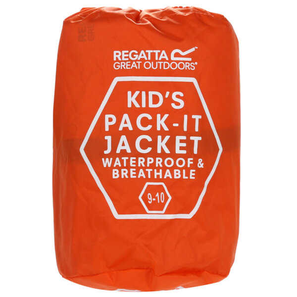 Regatta Great Outdoors Barn/barn Pack It-jacka III Waterp Blaze Orange 13 Years