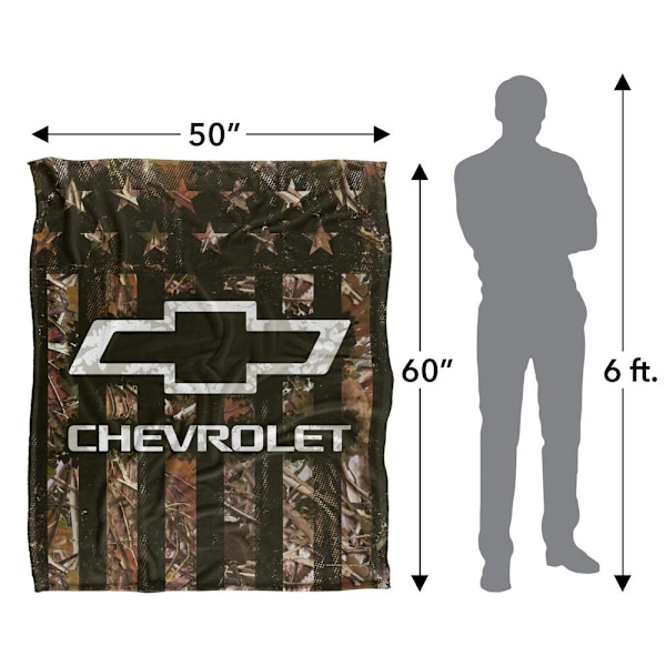 Chevrolet Camo Logofilt En Storlek Flerfärgad Multicoloured One Size
