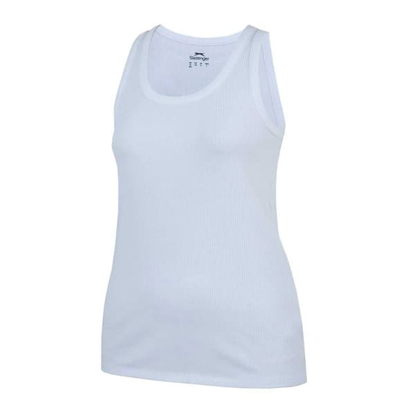 Slazenger Dam Logo Bomullslinne 12 UK Vit White 12 UK