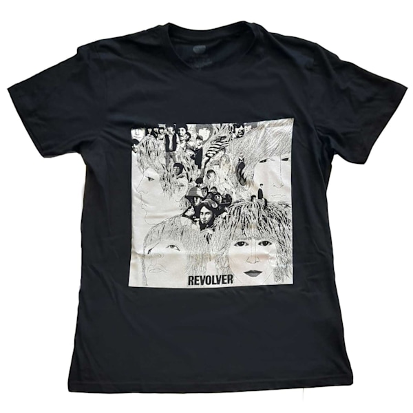 The Beatles Unisex Adult Revolver Album Bomull T-Shirt S Svart Black S