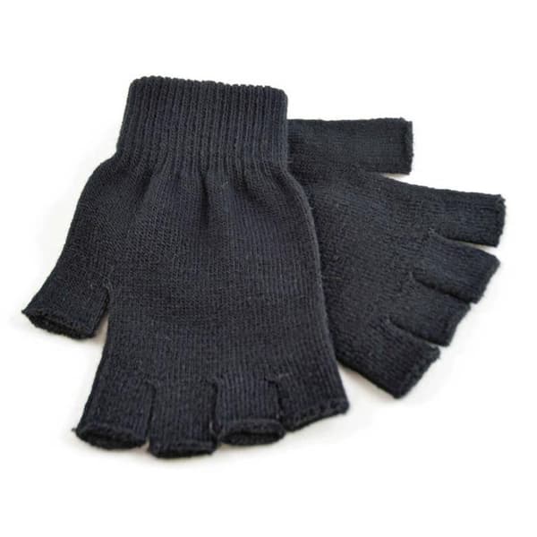 Laltex Herr Magic Fingerless Handskar En Storlek Svart Black One Size