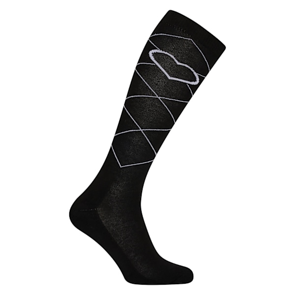 Imperial Riding Unisex Adult IRH Heart Boot Socks 3 UK-5 UK Bla Black 3 UK-5 UK