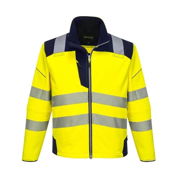 Portwest Mens PW3 Softshell Hi-Vis Jacket XL Gul/Navy Yellow/Navy XL