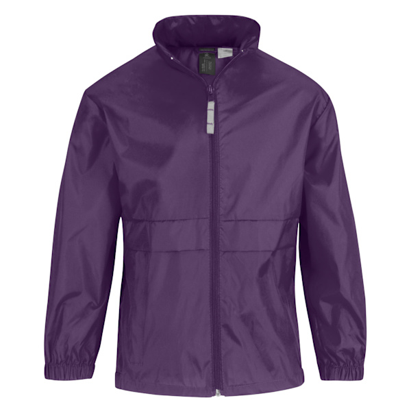 B&C Barn Sirocco Lättviktsjacka / Barnjackor 7/ Purple 7/8
