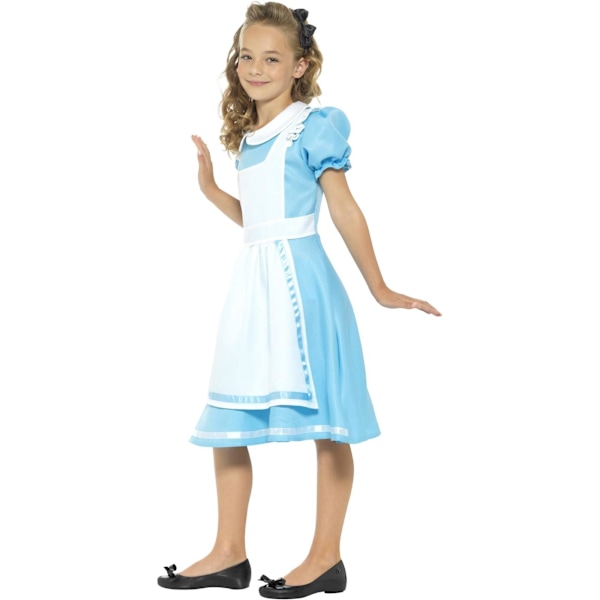 Smiffys Flicka Underland Prinsesskostym Set 4-6 År Blå Blue 4-6 Years