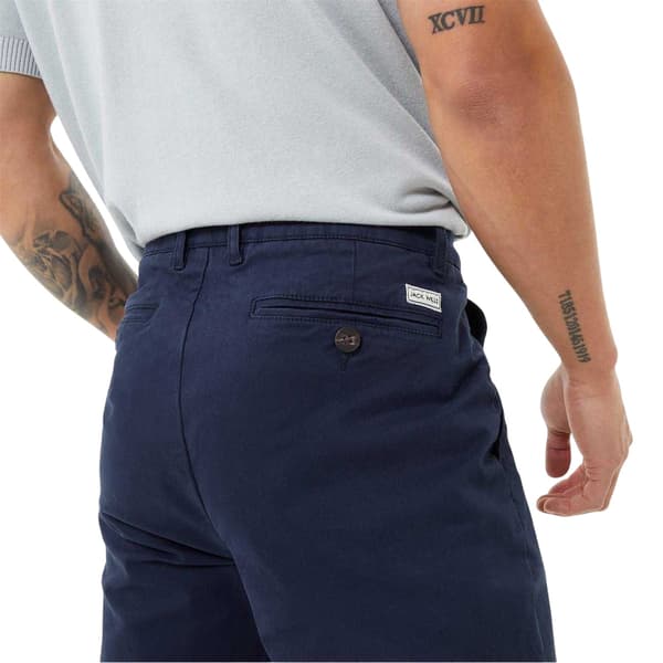 Jack Wills Chino Enfärgade Smala Herrbyxor 32S Marinblå Navy 32S
