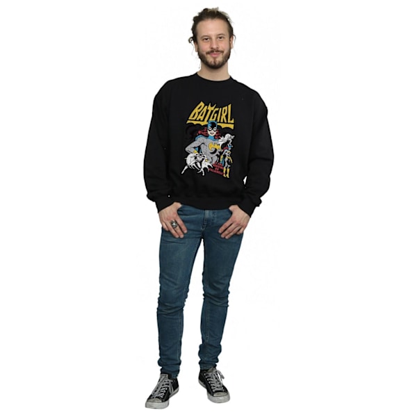 DC Comics Batgirl Hjältinna eller Skurk Sweatshirt 3XL Svart Black 3XL