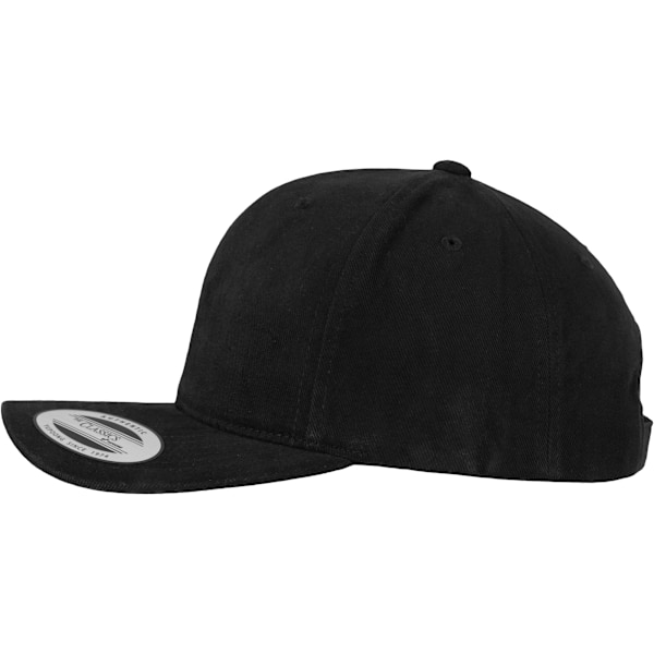 Flexfit by Yupoong Borstad Twill Mid-Profile Cap One Size Svart Black One Size