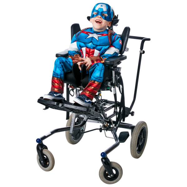 Captain America Adaptiv kostym för barn/barn L Blå/röd/vit Blue/Red/White L