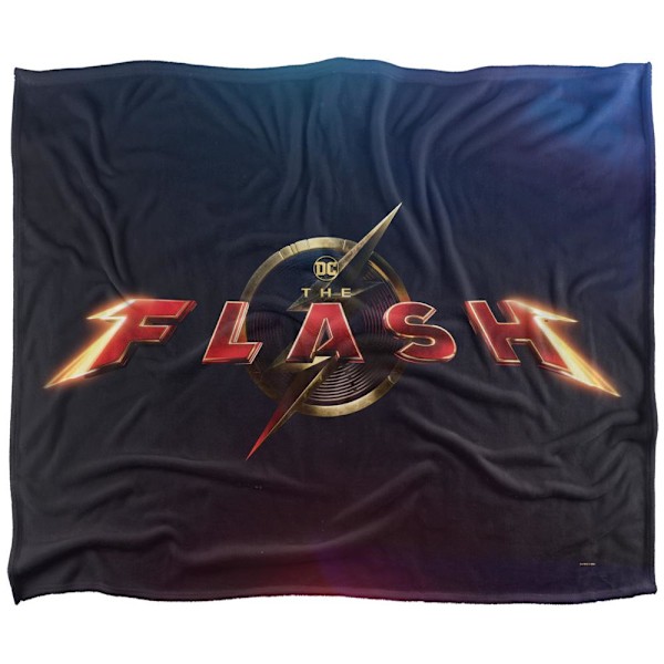 The Flash Logga Filt One Size Flerfärgad Multicoloured One Size