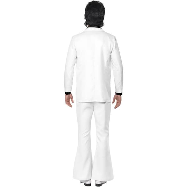 Smiffys Herr 70-tals Kostym M Vit White M