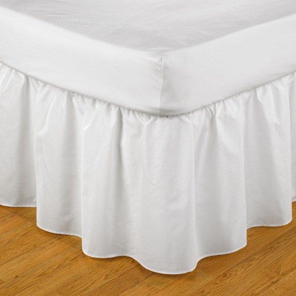 Belledorm Easy Fit Frilled Platform Valance Double Duck Egg Blu Duck Egg Blue Double
