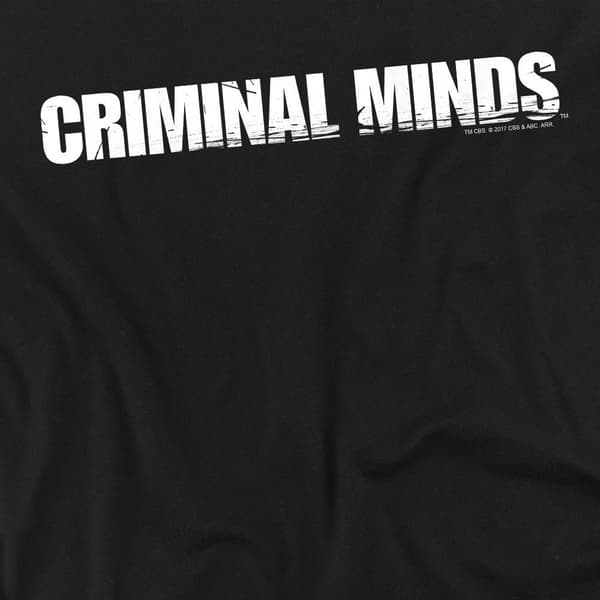 Criminal Minds Herr Logo T-Shirt S Svart Black S
