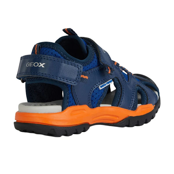 Geox Pojkar Borealis Sandaler 1 UK Barn Royalblå/Orange Royal Blue/Orange 1 UK Child
