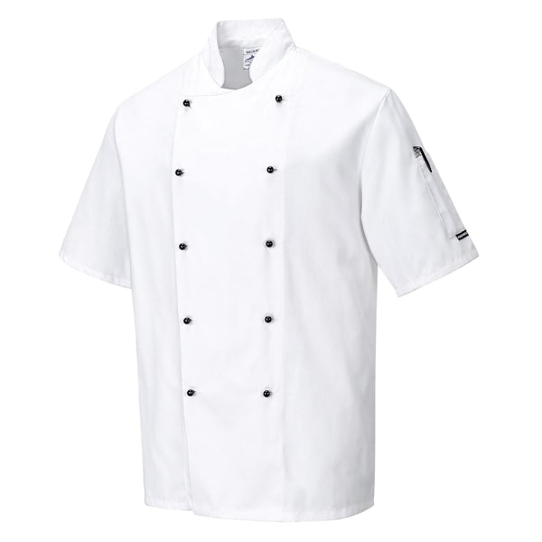 Portwest Kent Kockjacka för Herr M Vit White M