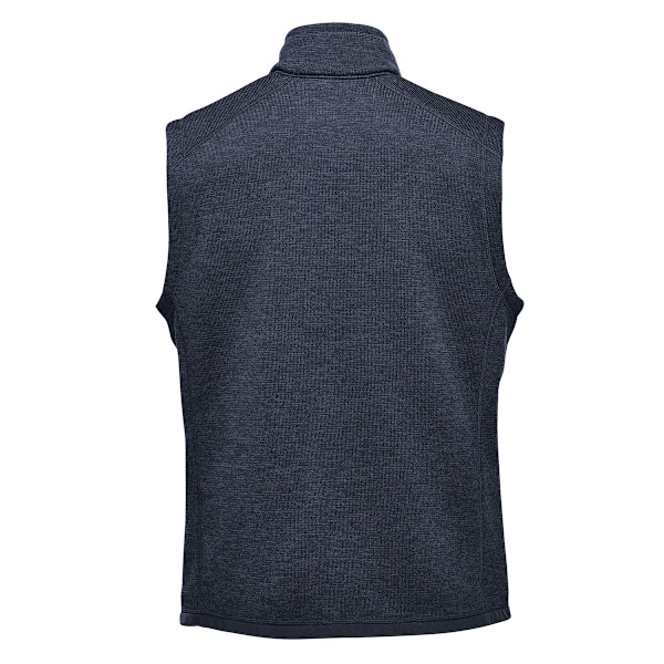 Stormtech Herr Avalante Stickad Heather Full Zip Gilet M Marinblå Navy M