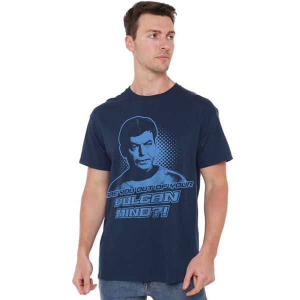Star Trek Herr Vulcan Mind T-Shirt M Marinblå Navy M