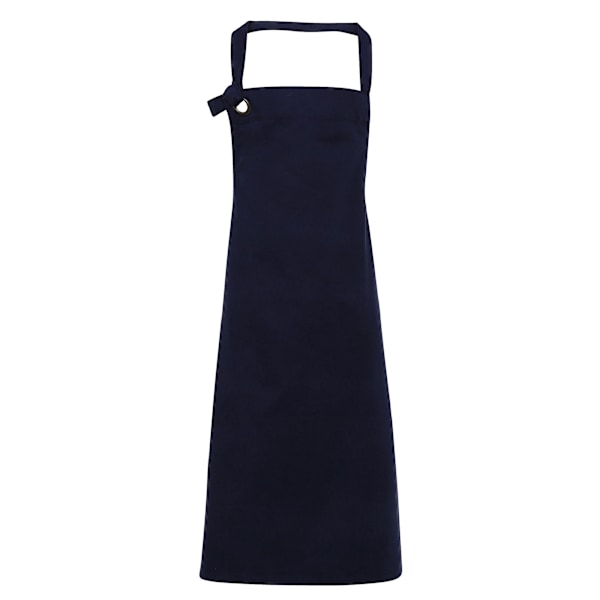 Premier Unisex Calibre Heavy Cotton Canvas Haklappsförkläde (2-pack) Navy One Size