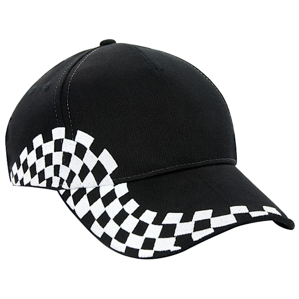 Beechfield Unisex Grand Prix Baseballkeps One Size Svart Black One Size