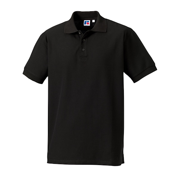 Russell Herr Classic Cotton Polo Shirt XXL Svart Black XXL