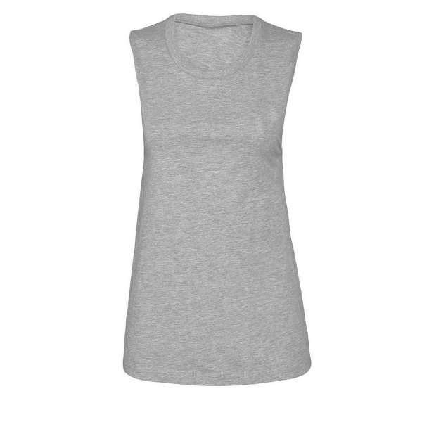 Bella + Canvas Dam/Dam Muscle Jersey Linne S Athletic Athletic Heather Grey S