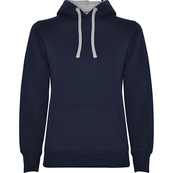 Roly Dam/Kvinnor Urban Hoodie XL Marinblå/Gråmelerad Navy Blue/Grey Marl XL