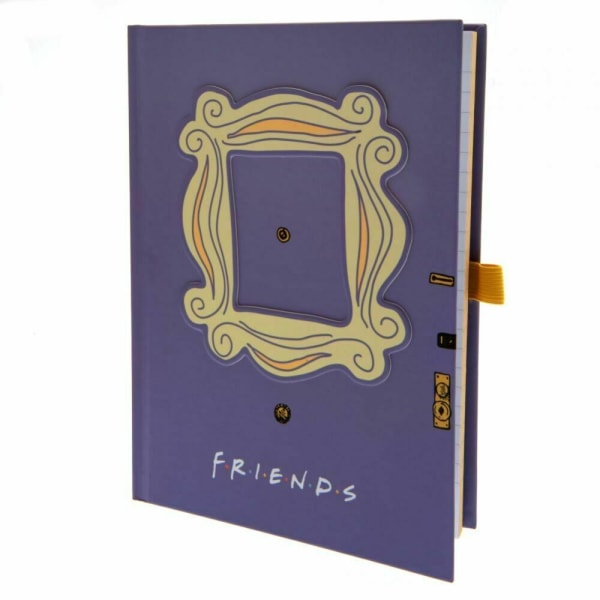 Friends Premium Frame Faux Leather A5 Notebook One Size Lila Purple One Size