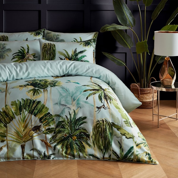 Paoletti Forsteriana Palm Tree Påslakan Set King Multifärg Multicoloured King