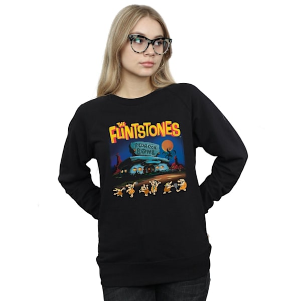 The Flintstones Dam/Damer Champions Of Bedrock Bowl Sweatshirt Black XL