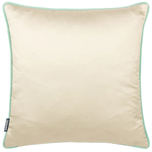 Paoletti Carnaby Satin Chain Geometrisk Kuddfodral 45cm x 45cm Ivory 45cm x 45cm