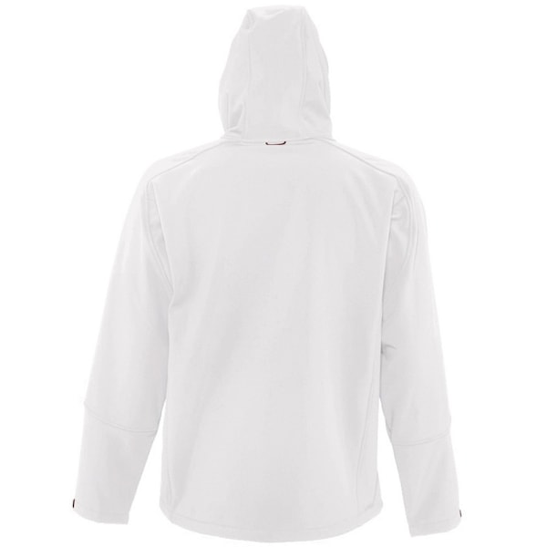 SOLS Replay Herr Huvtröja Soft Shell Jacka (Andningsbar, Vindtät Och Vattenavvisande) White 3XL