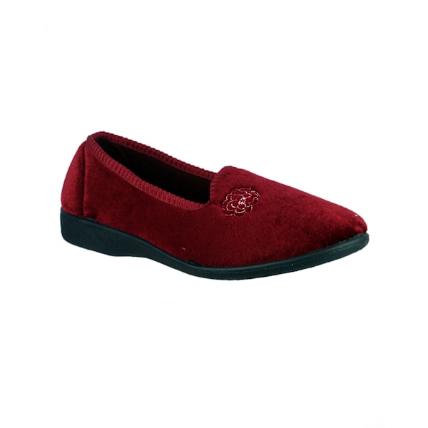 Mirak Simone Damtofflor / Damtofflor 8 UK Burgundy Burgundy 8 UK