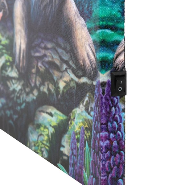 Lisa Parker Fairy Stories Canvas Framed Plaque One Size Green/B Green/Blue/Grey One Size