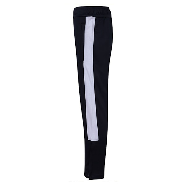 Finden & Hales Stickade Träningsoverallsbyxor för Pojkar 3-4 år Black/White 3-4 Years