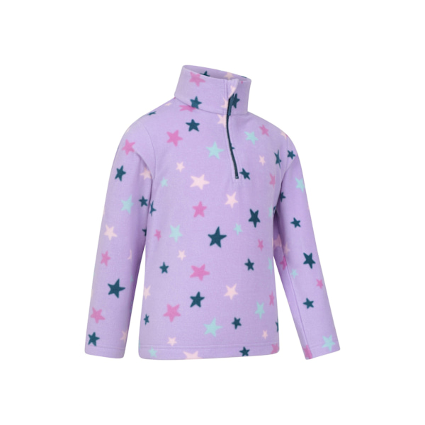 Mountain Warehouse Barn/Barn Endeavour Stars Halv Zip Flee Lilac 3-4 Years