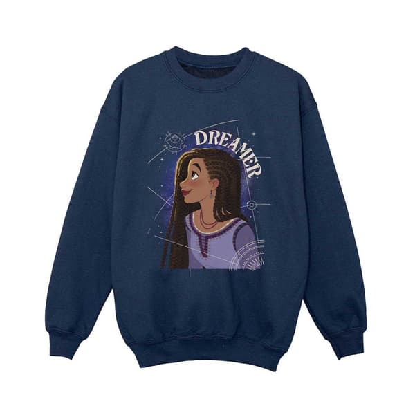 Wish Boys Asha Sweatshirt 7-8 År Marinblå Navy Blue 7-8 Years