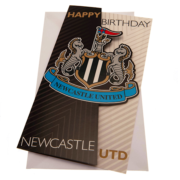 Newcastle United FC födelsedagskort En storlek Flerfärgad Multicoloured One Size